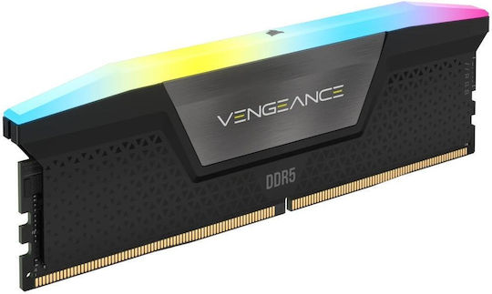 Corsair Vengeance RGB 32GB DDR5 RAM с 2 модула (2x16GB) и Скорост 7000 за Настолен Компютър