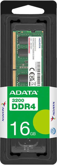 Adata Premier 16GB DDR4 RAM cu Viteză 3200 pentru Laptop