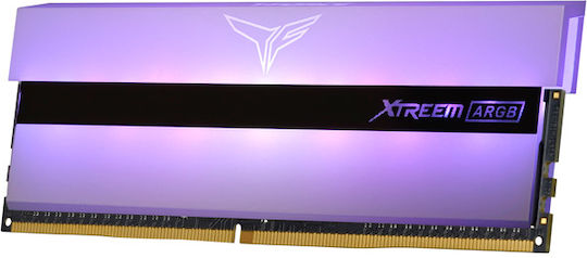 TeamGroup T-Force Xtreem ARGB White 16GB DDR4 RAM with 2 Modules (2x8GB) and 3600 Speed for Desktop