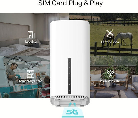 TP-LINK Archer NX600 v1 Ασύρματο 5G Router Wi‑Fi 6 με 3 Θύρες Gigabit