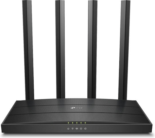 TP-LINK Archer C6 v1 Drahtlos Router Wi‑Fi 5 mit 4 Anschlüssen Gigabit Ethernet