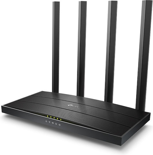 TP-LINK Archer C6 v1 Drahtlos Router Wi‑Fi 5 mit 4 Anschlüssen Gigabit Ethernet