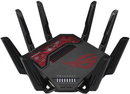 Asus ROG Rapture GT-BE19000 Ασύρματο Router Wi‑Fi 7 με 7 Θύρες