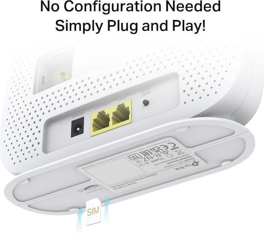 TP-LINK TL-MR105 v1 Wireless 4G Wi-Fi 4 cu 2 Porturi Ethernet