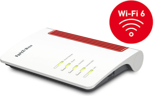 AVM FRITZ!Box 4050 Ασύρματο Router Wi‑Fi 6 με 3 Θύρες Gigabit