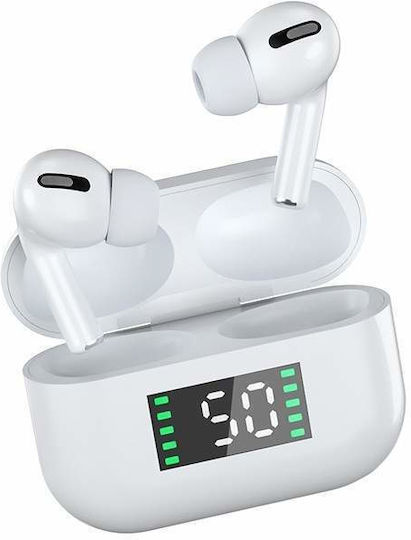 5.0 In-Ear Bluetooth-Freisprecheinrichtung Kopfhörer mit Schweißresistenz und Ladeetui Weiß