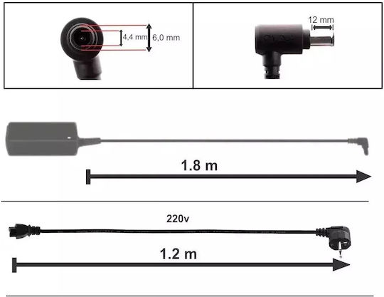 Sony Fernseher Netzadapter Adp-100fra 19,5V 5,2A 100W Mentor Premium