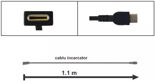 USB-C Încărcător Laptop 65W 20V 3.25A pentru Dell
