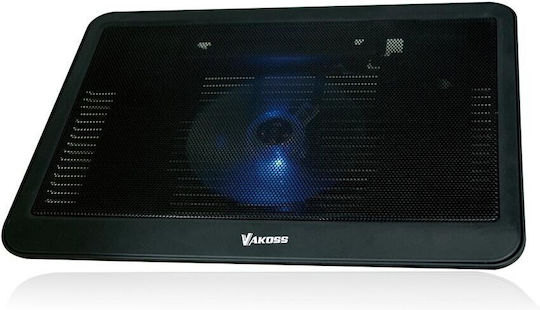 Vakoss Cooling Pad για Laptop έως 17.3" με 1 Ανεμιστήρα και Φωτισμό (LF-1860AL)
