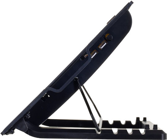 Vakoss Cooling Pad για Laptop έως 17.3" με 1 Ανεμιστήρα και Φωτισμό (LF-1860AL)