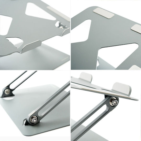 InnovaGoods Lastan Stand für Laptop bis zu 18" Silber