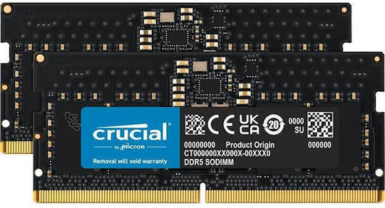 Crucial 16GB DDR5 RAM cu 2 module (2x8GB) și Viteză 5600 pentru