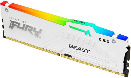 Kingston Fury Beast 16GB DDR5 RAM cu Viteză 6000 pentru Desktop