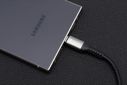 Forcell F-energy USB 2.0 Cable USB-C male - USB-C 240W Μαύρο 0.5m 303110