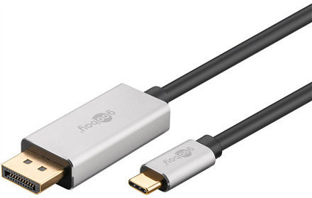 Goobay USB 2.0 Cable USB-C Male - DisplayPort Black 2m