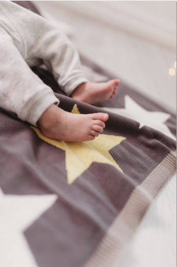 Bizzi Growin Blanket Nursery Swaddling Blankets Superstar Cotton Multicolour 70x90cm