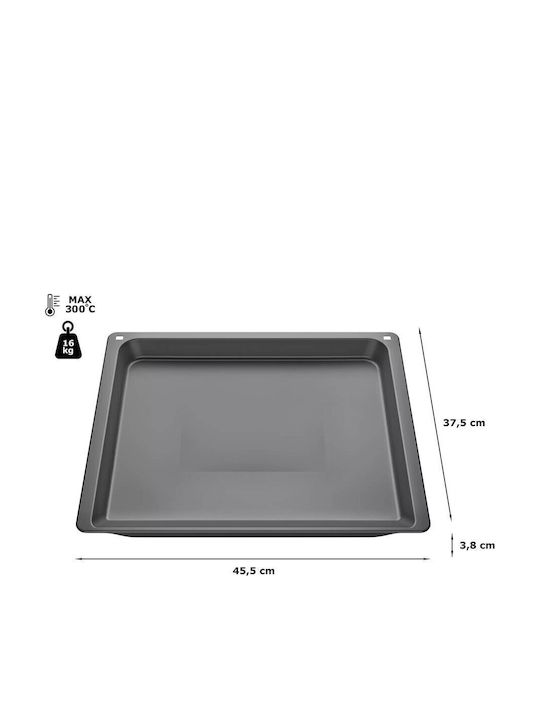 Siemens Backform Ofen Aluminium mit Emaille Innenbeschichtung 37,5x47cm