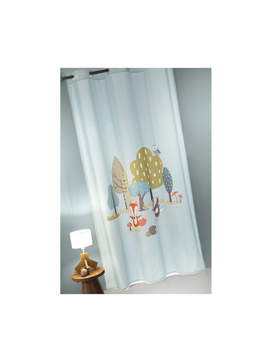 Saint Clair Kids Grommet Top Curtain Soft – Touch Timber Mint 1752030223010 160x240cm