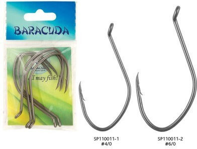 Baracuda Fishing Hook Set Sp110011-2 5 Pcs Set Size 6/0