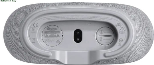 JBL Horizon 3 Ηχείο Bluetooth 10W με Ραδιόφωνο Γκρι