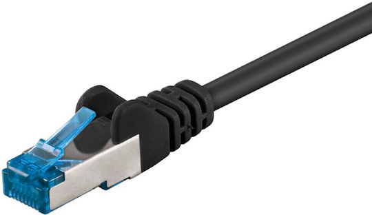 Goobay S/FTP Kat.6a (Gigabit) Netzwerkkabel Ethernet 0.5m Schwarzes