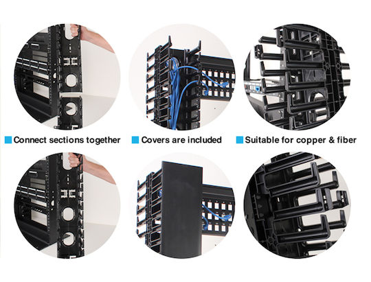 Powertech Οδηγός Καλωδίων NETW-0006 2τμχ