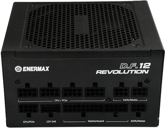 Enermax Revolution D.F.12 850W Μαύρο Τροφοδοτικό Υπολογιστή Full Modular 80 Plus Gold