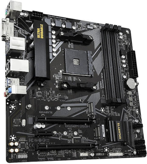 Gigabyte B550M DS3H R2 Motherboard Micro ATX με AMD AM4 Socket