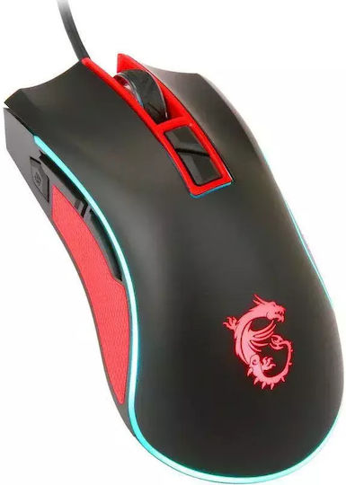 MSI Loot Box Level 1 RGB Gaming Mouse Negru