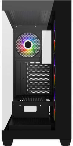FSP/Fortron M340 Gaming Midi Tower Κουτί Υπολογιστή με Πλαϊνό Παράθυρο και ARGB Φωτισμό Μαύρο