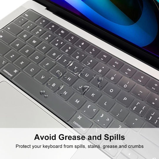 Κάλυμμα πληκτρολογίου MacBook Pro 14.2 inch (A2442) / Pro 16.2 inch (A2485) / Air 13.6 inch (A2681) 2022