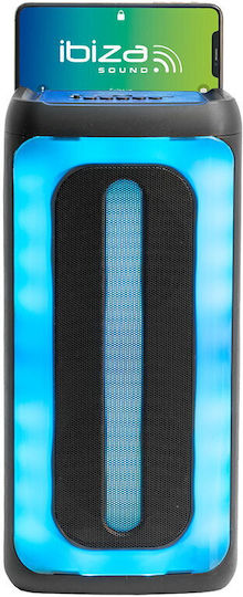 Ibiza Sound Karaoke Speaker With Wireless Microphone And Lighting Effects SIGMA40 Black