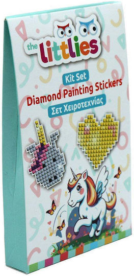 Littlies Craft Set Diamond Painting Stickers 3 Designs 1 Piece