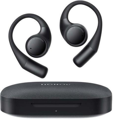 Honor Earbuds Open Bluetooth Handsfree Căști cu Rezistență la Transpirație și Carcasă de Încărcare Polar Black