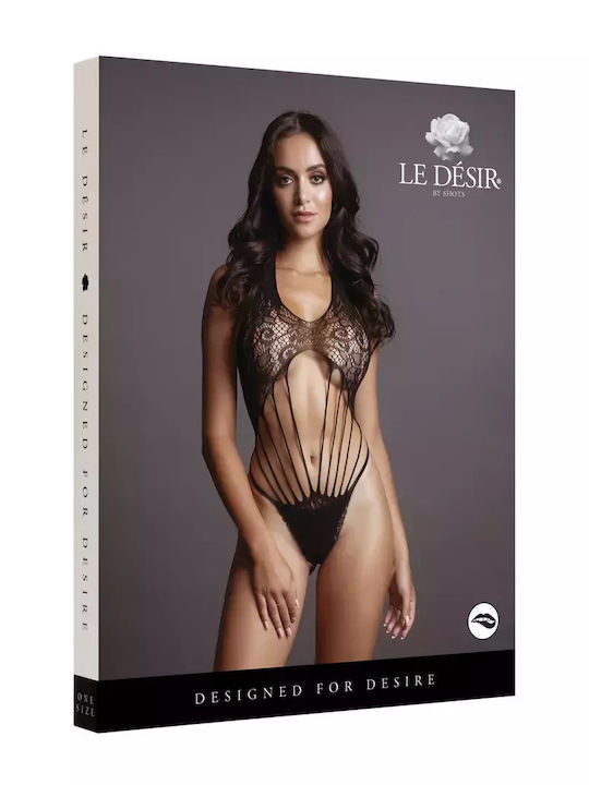 Le Désir Sexy Κορμάκι με Δαντέλα Μαύρο