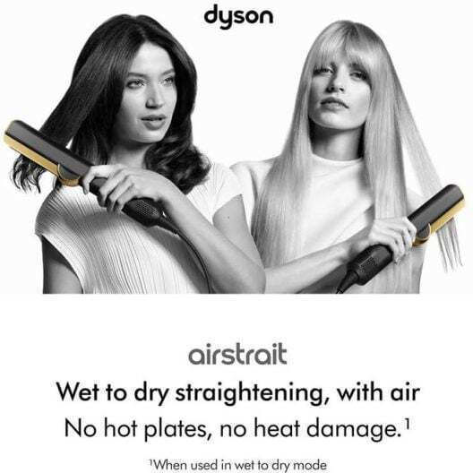 Dyson Airstrait HT01 Onyx/Auriu Placă De Îndreptat Părul 1600W