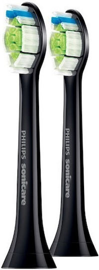 Philips Sonicare W2 Optimal White Electric Toothbrush Replacement Heads for Black HX6062/88 2pcs