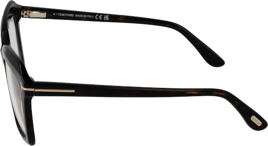 Tom Ford Optical Frame Ft5847-b 052 54 Blue Filter