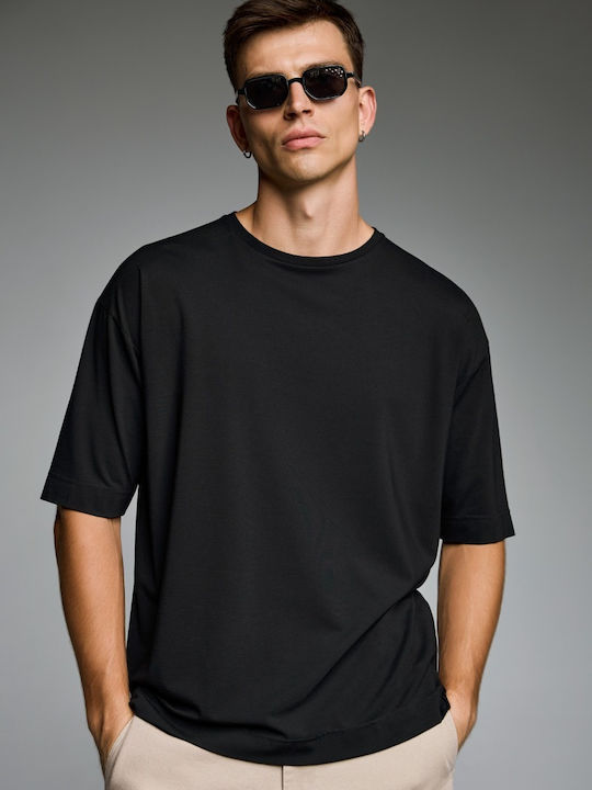 T-shirt Μαυρο
