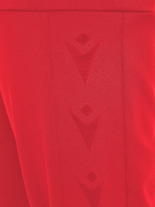 Kolyma Long Sleeve Athletic Blouse Red