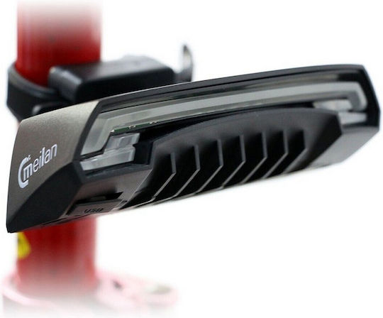 XLC 6134 Rechargeable Rear Bicycle Light Wireless Laser with USB and Flash with Remote Control