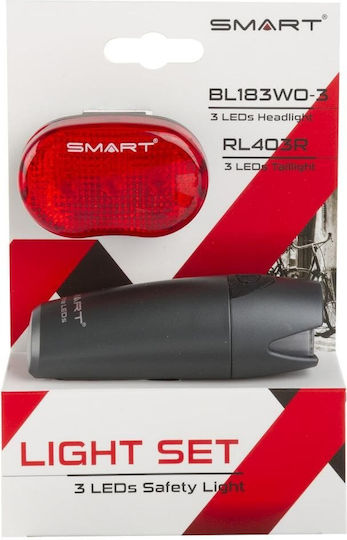 Smart LS039-29 Σετ Φώτα Ποδηλάτου