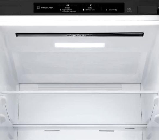 LG Kühl-Gefrierkombination 384Es Total NoFrost H203xB59.5xT67.5cm. Schwarz GBP62MCNAC