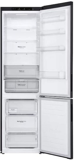 LG Kühl-Gefrierkombination 384Es Total NoFrost H203xB59.5xT67.5cm. Schwarz GBP62MCNAC