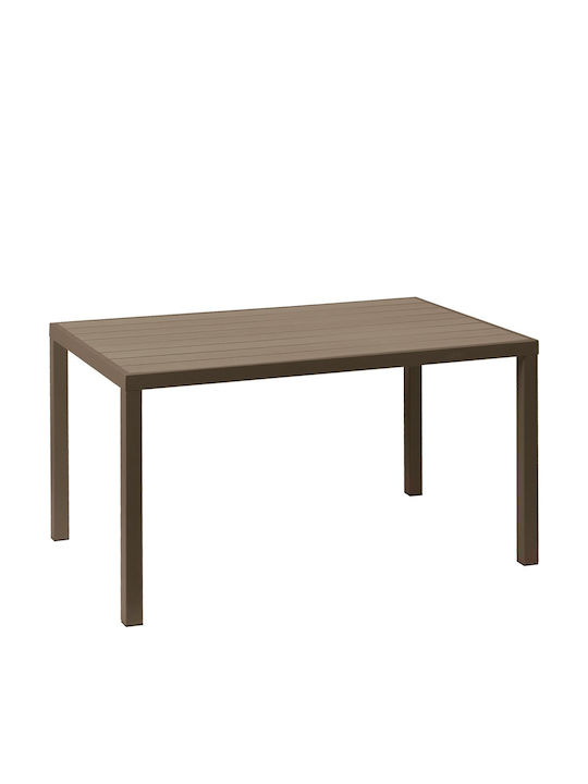 Tisch Stabil Brown 154x84x72cm