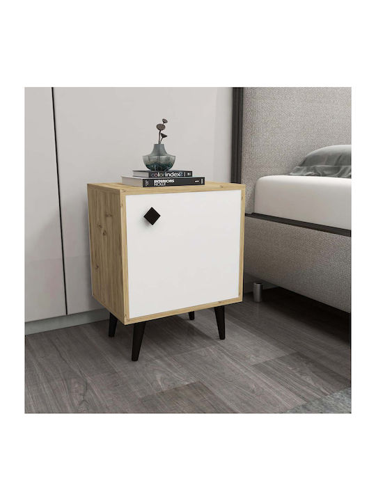 Комод Hastikoz Дървен Бял 45x35x65см