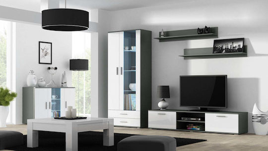 Unitate TV pentru sufragerie Soho Grey Matte