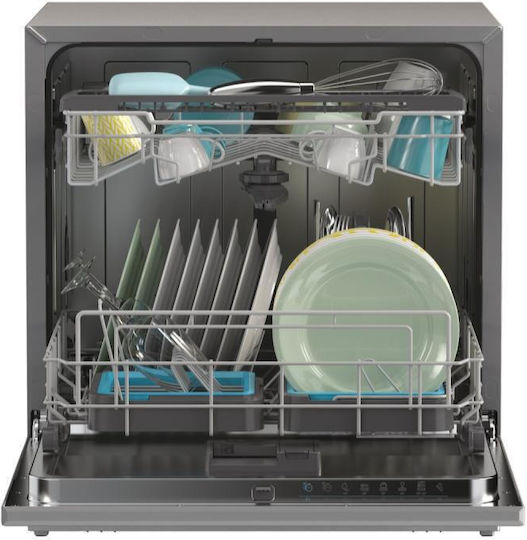 Candy Freestanding Dishwasher with Wi-Fi for 8 Place Settings W55xH59.5cm Gray