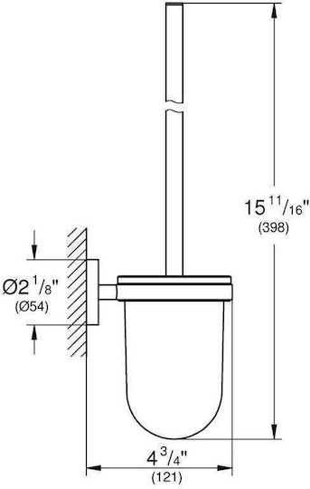 Grohe Inox Coș de gunoi pentru baie Gri