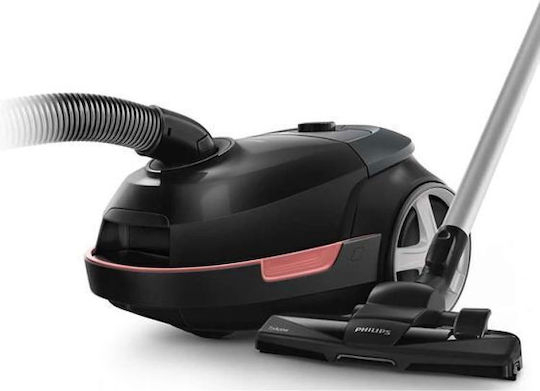 Philips XD5123/10 Vacuum Cleaner 900W Bagged 4lt Black